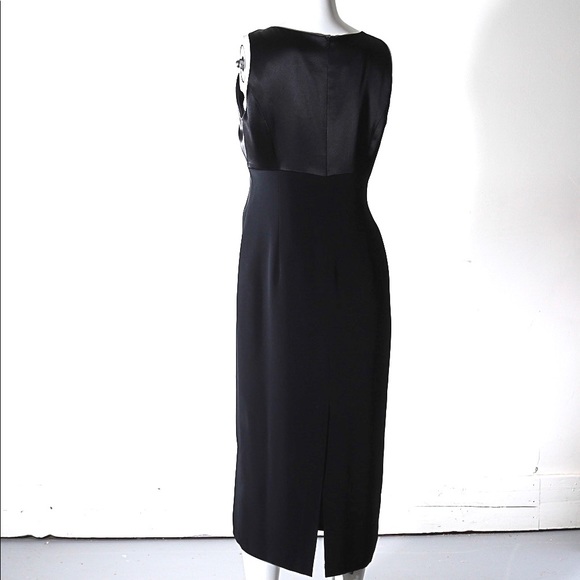 Vintage black gown with jacket-size 12 vintage - Picture 2 of 11